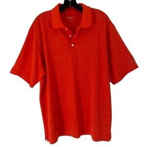 Walter Hagen Essentials Orange Golf Polo Shirt - Sz XL